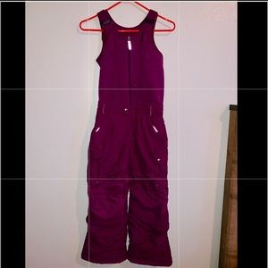 Lands End Girl Ski Bibs/Snowboard Bibs